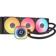 corsair icue link titan 360 rx lcd aio rgb liquid cpu cooler controller black cw 9061023 ww photo