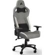 corsair gaming chair t3 rush 2023 fabric grey white photo