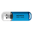 adata ac906 64g rwb classic c906 64gb usb20 flash drive blue photo