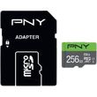 pny elite micro sdxc 256gb u1 with adapter psdu256v11100el  photo