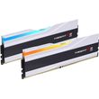 ram gskill trident z5 rgb 32gb 2x16gb ddr5 6400mhz cl30 intel xmp white f5 6400j3039g16gx2 tz5rw photo