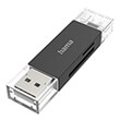 hama 200127 sb card reader otg usb a usb c us photo