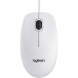 logitech 910 003360 b100 optical usb mouse white photo