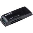 natec ncz 0560 mini ant 3 card reader sdhc usb20 black photo
