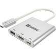 sandberg 136 00 usb type c mini dock hdmi usb photo