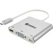 sandberg 136 01 usb type c mini dock vga usb photo