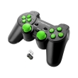 esperanza egg108g gladiator vibration gamepad wireless for pc ps3 black green photo