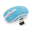 esperanza em126wb wireless optical mouse 4d 24ghz uranus blue white photo