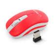 esperanza em126wr wireless optical mouse 4d 24ghz uranus red white photo