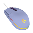 logitech 910 005854 g102 lightsync programmable rgb gaming mouse lilac photo