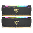 ram patriot pvsr416g320c6k viper steel rgb black 16gb 2x8gb 3200mhz cl16 dual kit photo