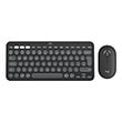 logitech 920 012239 pebble 2 combo wireless bluetooth keyboard mouse graphite photo