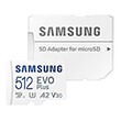 samsung evo plus 512gb micro sdxc uhs i u3 v30 a2 adapter mb mc512sa eu photo