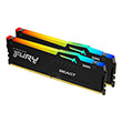 ram kingston kf552c40bbak2 32 fury beast rgb 32gb 2x16gb ddr5 5200mhz cl40 intel xmp dual kit photo
