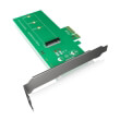 raidsonic icy box ib pci208 pci card m2 pcie ssd to pcie 30 x4 host photo