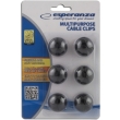 esperanza eba101k multipurpose cable clips black photo