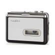 nedis acgru100gy portable usb cassette to mp3 converter with usb cable and software photo