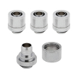 corsair hydro x fitting soft xf straight chrome 4 pack 10 13mm compression photo
