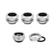 corsair hydro x fitting hard xf straight chrome 4 pack 14mm od compression photo