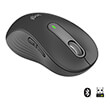 logitech 910 006239 signature m650 wireless mouse left handed large graphite photo