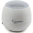 gembird spk 103 w portable speaker white photo