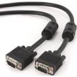 cablexpert cc ppvga 10 b premium vga hd15m hd15m dual shielded w 2xferrite 3m black photo