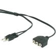 cablexpert cc mic 1 microphone and headphone extension cable 1m photo