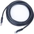 cablexpert pp12 1m bk black patch cord cat5e molded strain relief 50u plugs 1m photo