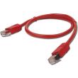 cablexpert pp12 1m r red patch cord cat5e molded strain relief 50u plugs 1m photo
