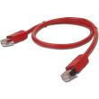 cablexpert pp12 1m r red patch cord cat5e molded strain relief 50u plugs 1m photo
