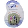 crystal x stereo earphones 35mm jack photo