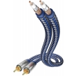 in akustik premium stereo audio cable 2x cinch 2x cinch 3m photo
