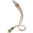 in akustik star ii mono subwoofer cable cinch 2x cinch 10m transparent photo