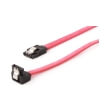 gembird cc satam data90 sata 3 data cable 90 degree with metal clips 50cm photo