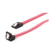 gembird cc satam data90 03m sata 3 data cable 90 degree with metal clips 30cm photo