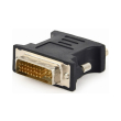 cablexpert a dvi vga bk adapter dvi a male to vga 15 pin hd 3 rows female black photo