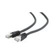 cablexpert pp6a lszhcu bk 025m s ftp cat 6a lszh patch cord 025m black photo