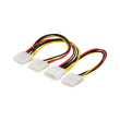 savio ak 16 power cable molex 4 pin m 3x molex 4 pin f photo