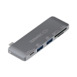 terratec 283005 connect c7 usb type c adapter with usb type c card reader and 2x usb 30 photo