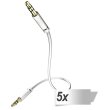 5 x in akustik star audio cable 35mm 05m photo