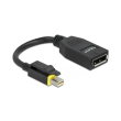 delock 65978 mini displayport 14 to displayport adapter with latch 8k 60 hz photo