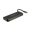 delock 87721 usb type c 31 docking station hdmi 4k 30 hz gigabit lan and usb pd function photo