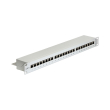 delock 43300 19 patch panel 24 port cat6 grey photo