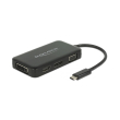 delock 63929 adapter usb type c male vga hdmi dvi displayport female black photo