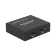 delock 87691 displayport 12 splitter 1 x displayport in 2 x displayport out 4k photo