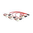 delock 83059 cable mini sas sff 8087 4 x sas sff 8482 power 05 m photo