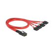 delock 83057 cable mini sas sff 8087 4 x sata 7 pin 05 m photo