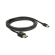 delock 84928 mini displayport to displayport cable 8k 60 hz 2 m dp 8k certified photo