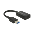 delock 65698 converter usb 31 gen 2 type a male usb type c female active black 15 cm photo