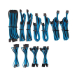 corsair diy cable premium individually sleeved dc cable pro kit type4 gen4 blue black photo